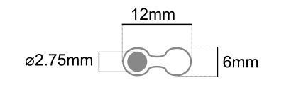 stereo cable Dimensions