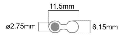 stereo cable Dimensions