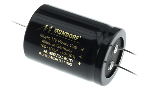 Mundorf MLytic HV Condensateur 450V 100+100µF