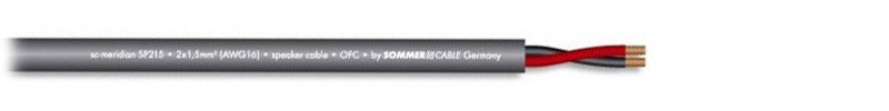 SOMMERCABLE MERIDIAN SP215 Câble HP Cuivre OFC 2x1.5mm² Ø 6.8mm