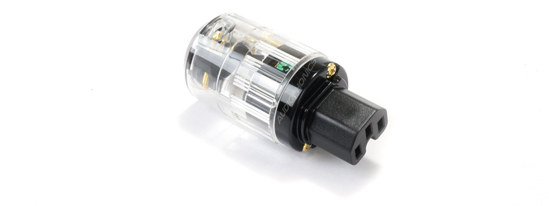 Elecaudio PI-24GC Prise secteur IEC Crystal Or 24k 3µ Ø16.5mm