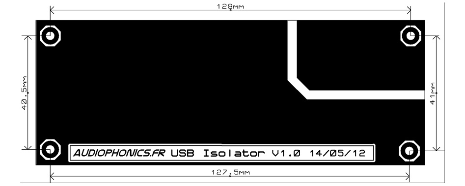 Audiophonics Kit Isolateur USB + Alimentation linéaire régulée