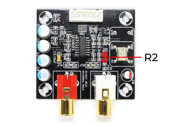 DAC9023 custom clock