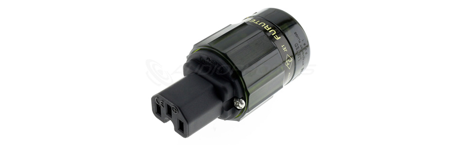 Furutech FI-28 (G) Connecteur IEC Cuivre Pur Plaqué Or 24k Ø17.5mm 