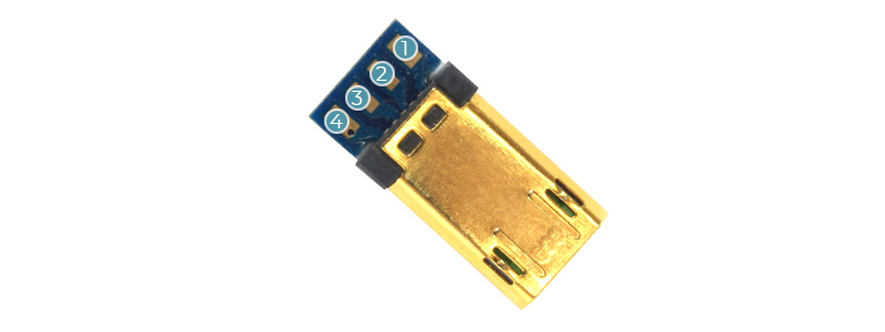 Schéma câblage Micro USB