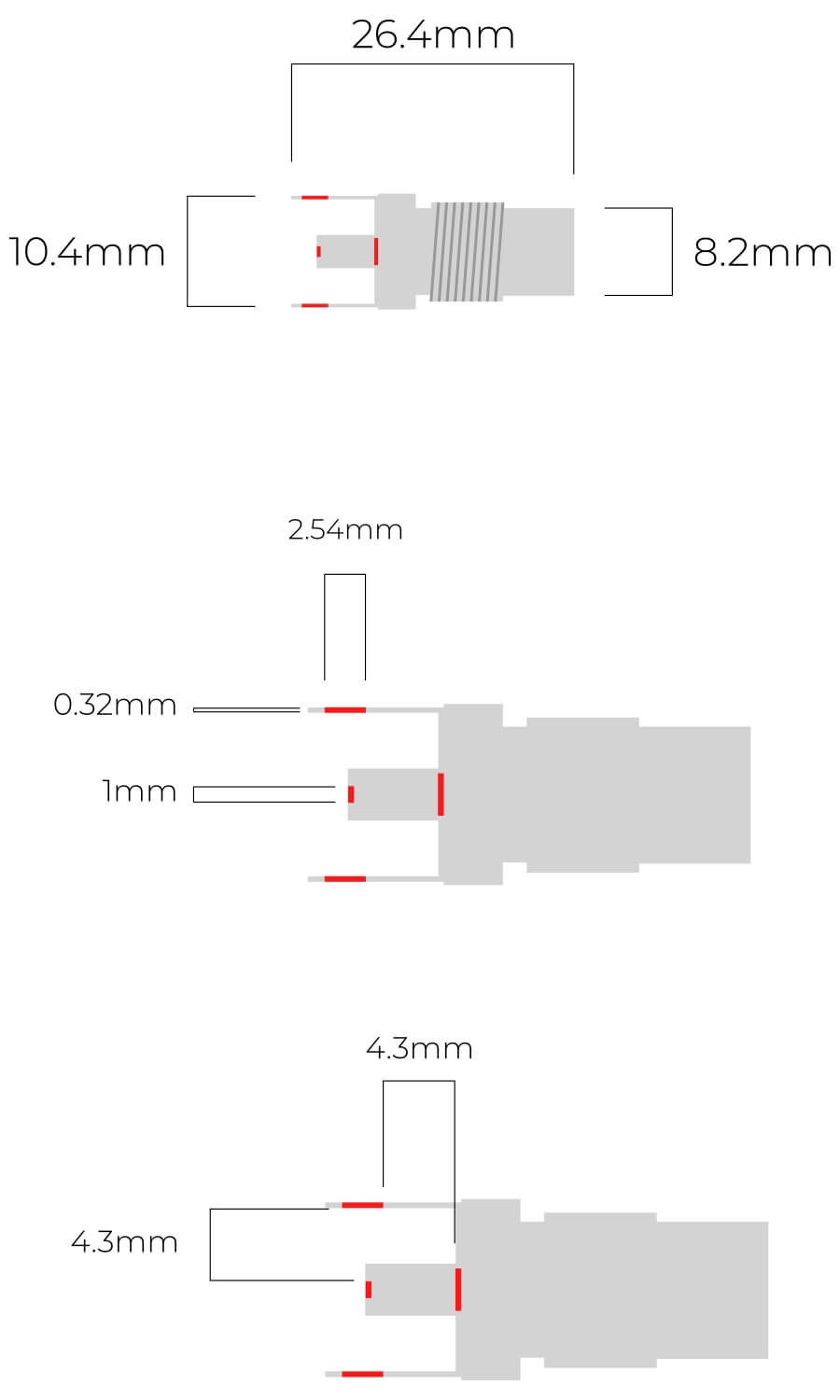 dimensions quotations rca