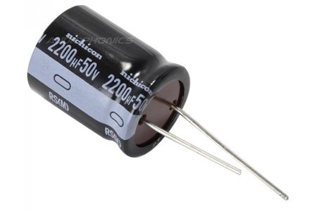 Nichicon URS Condensateur Électrolytique Audio 50V 2200µF