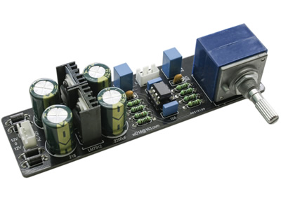 Préamplificateur Ligne Stéréo AOP 5532 Potentiomètre 50K