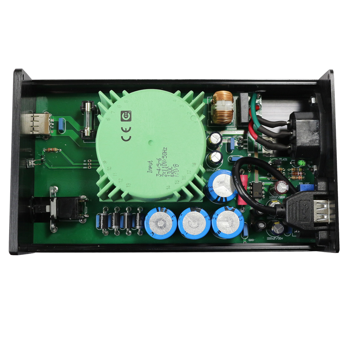 NEW LM317 DC 5V-35V DIY Kit AC//DC Adapter Netzteil Power Supply Board Module