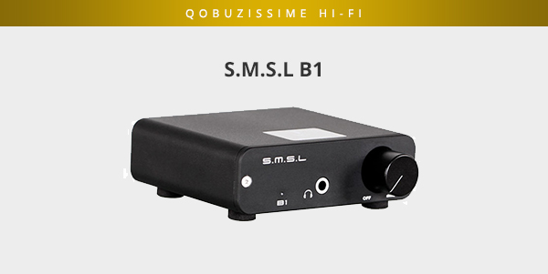SMSL B1 Récepteur audio Bluetooth 4.2 aptX NFC DAC WM8524 24Bit/192kHz -  Audiophonics