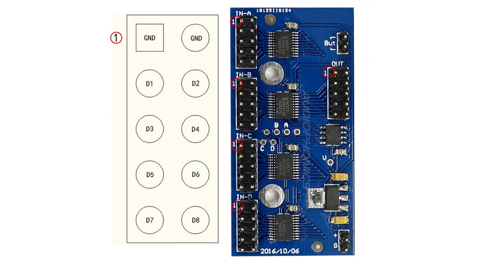 Module de sélection de source I2S 4 vers 1