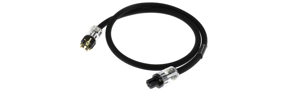 Audiophonics Stealth Câble Secteur Schuko C13 Cuivre OFC Blindé 3x3.5mm² 1.5m
