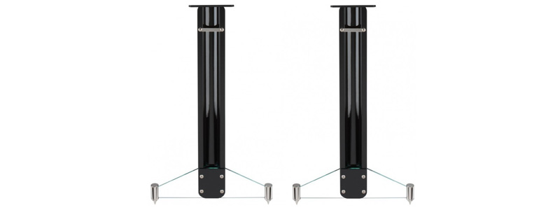 Q Acoustics Concept 20 Pieds pour enceintes noir (la paire)