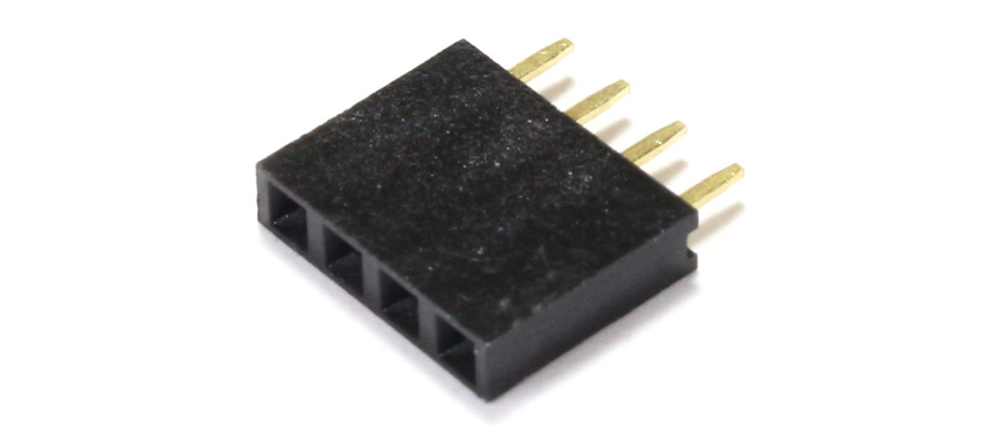 Connecteur droit 1x4 pins