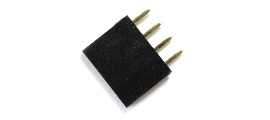 Connecteur droit 1x4pins