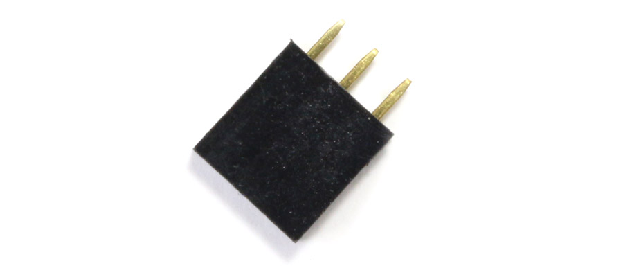 Connecteur droit 1x3pins