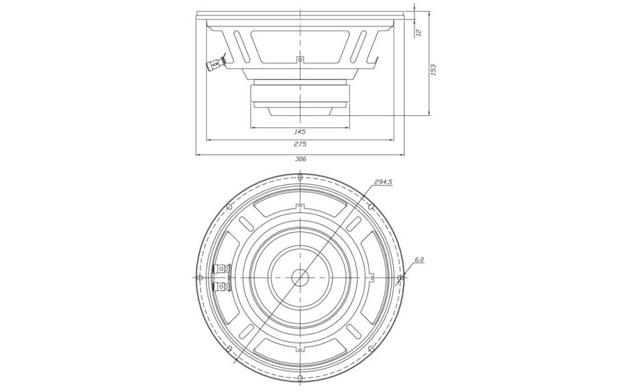 dayton audio dsc305-4 subwoofer