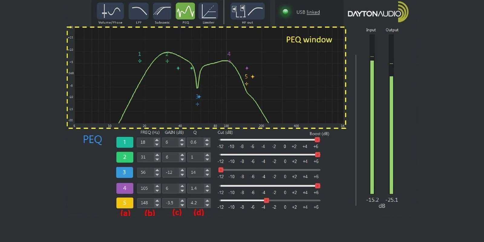 Graphic Equalizer SPA500DSP