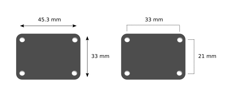 entraxe taille isolateur