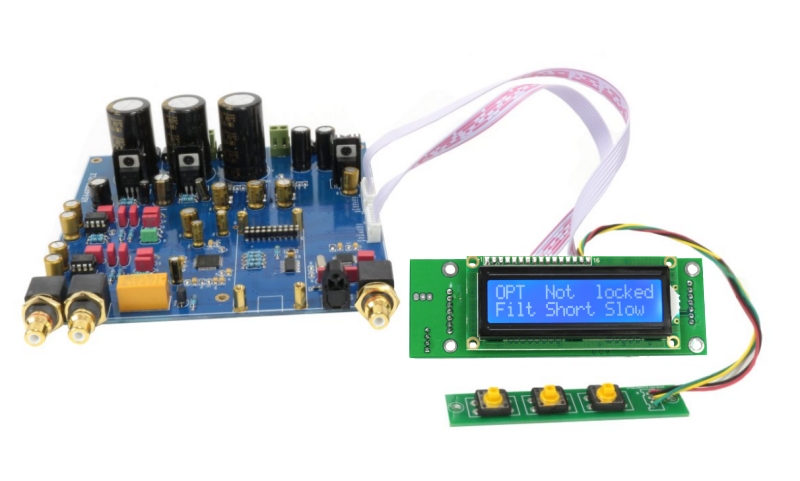 Module DAC avec écran et interface 3 boutons