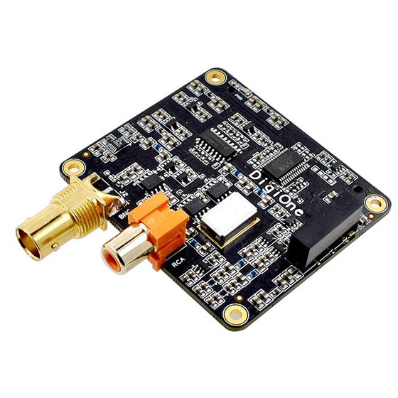 Allo DigiOne Player Lecteur Réseau Raspberry Pi 4 Interface Digitale DigiOne Volumio Pré-Installé Noir