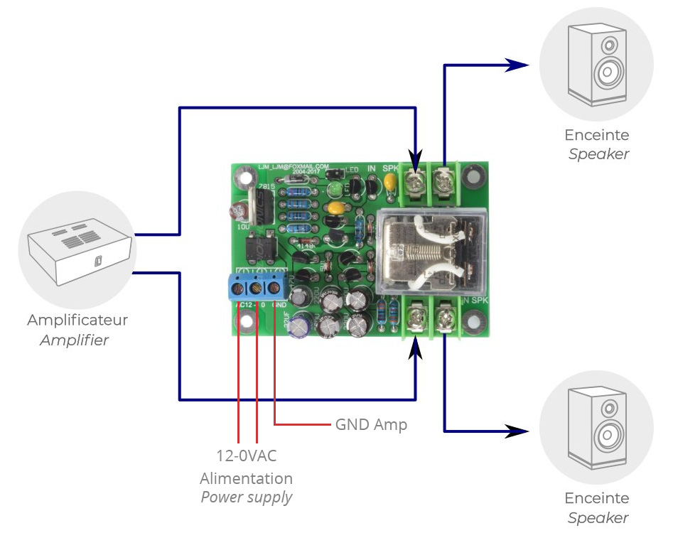 protection module for stereo speaker