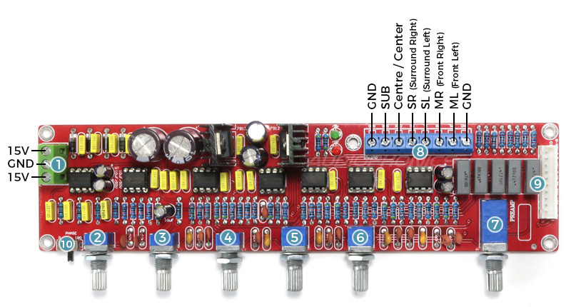 schema preamplificateur