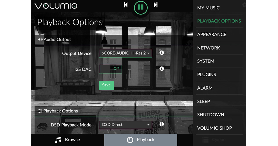 Interface X10-I2S avec Volumio