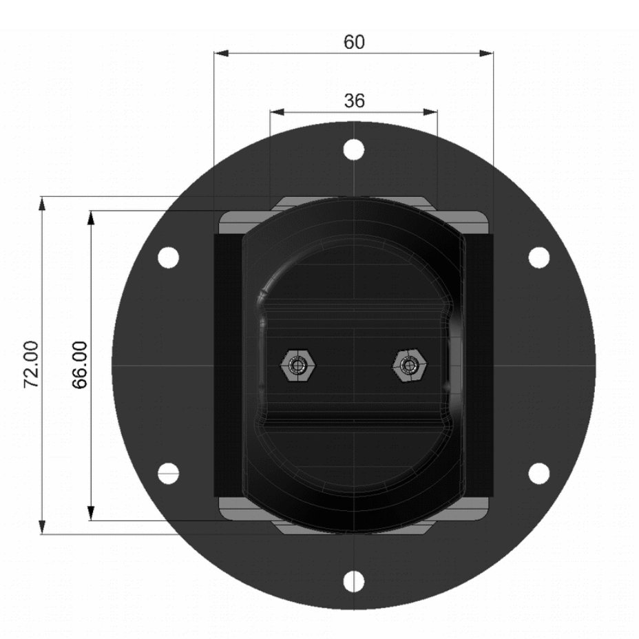 rear dimensions and connectors 145 GRT