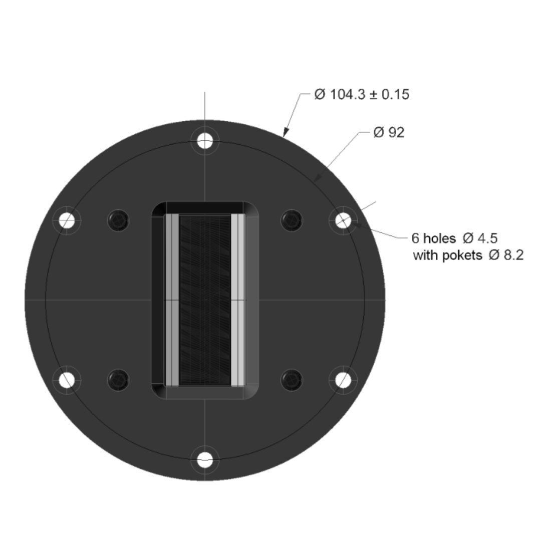 Many fasteners and easy installation