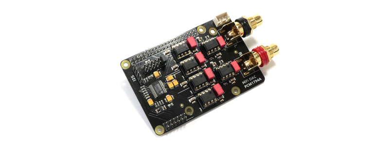 X10-DAC Module DAC I2S PCM1794A 24bit 192kHz AOP 6x NE5534P pour Raspberry Pi