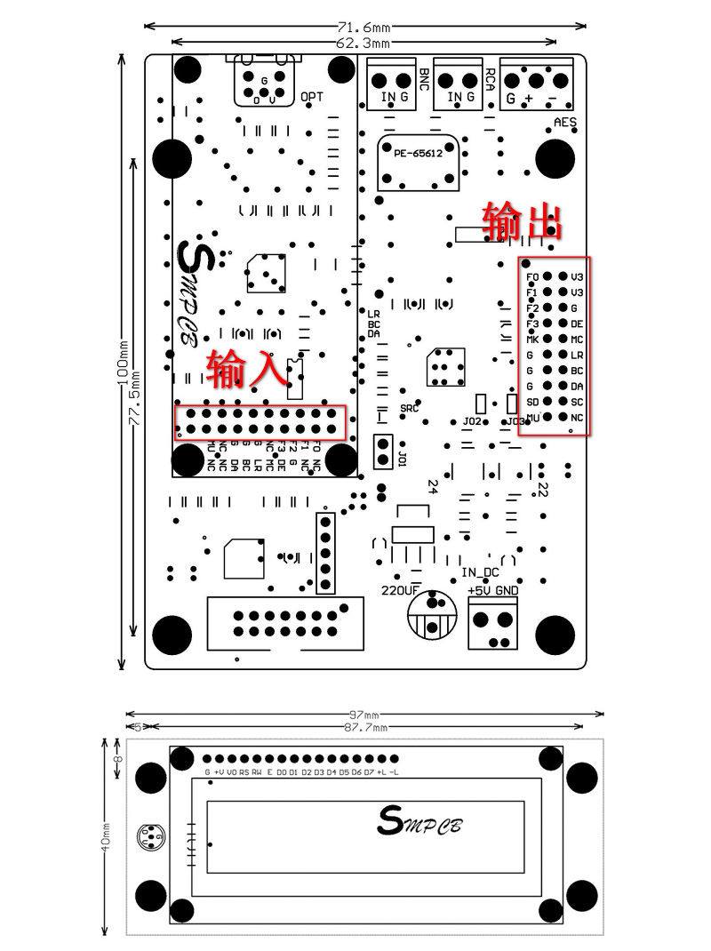 Module DAC AK4137EQ Schéma