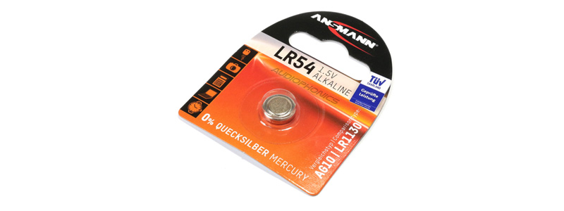 Audiophonics - ANSMANN Alkaline Button Battery LR1130 AG10 LR54 1.5V