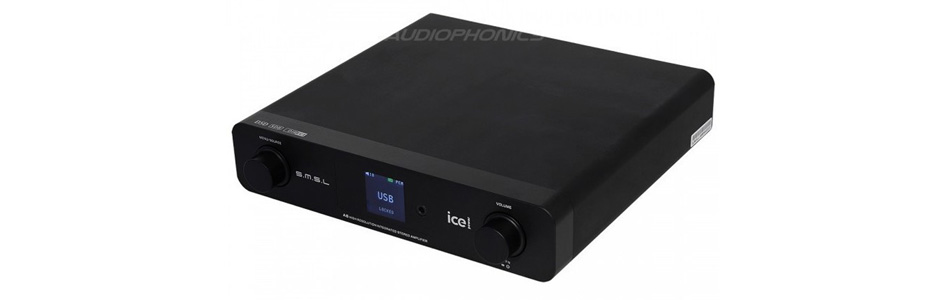 SMSL A6 V2 Amplificateur intégré ICEPower 32bit 384kHz DSD 2x50W 4 Ohm