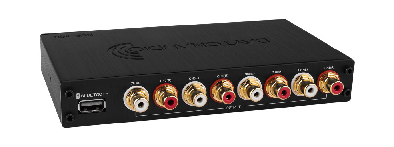 DAYTON AUDIO DSP-408 Processeur de Signal Numérique DSP ADAU1701 SigmaDSP 25/56bit 4 vers 8 Canaux