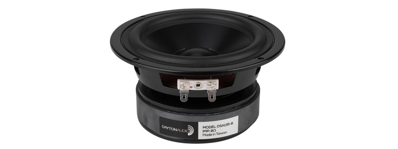 Dayton Audio DSA135-8 haut-parleur de grave aluminium 50w 8 ohm 87db 13cm