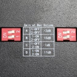 Fonction controle de gain sur préamplificateur et amplificateur casque