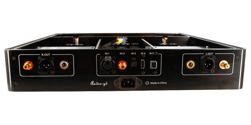 Dac panel input / output by R 8 Audio GD