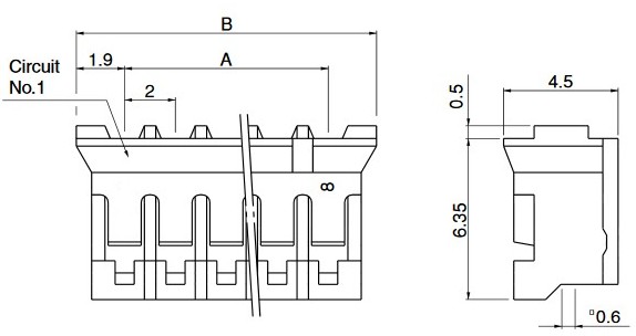 schema connecteur ph