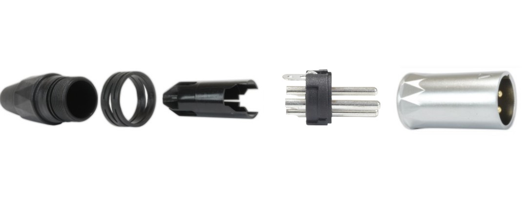 Fiche XLR connecteur mâle