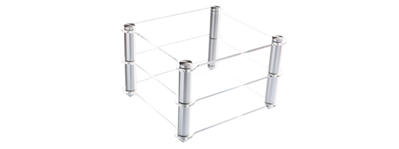 Topping RACK Support HiFi Aluminium Acrylique pour PA3 / MX3 / VX3 / D30 / A30