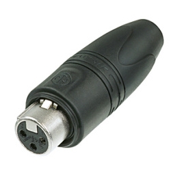 XLR Neutrik male 3 poles / outside IP67