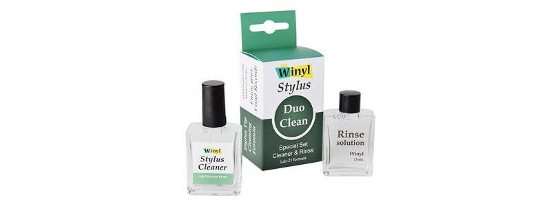 Winyl Stylus Duo Clean Solutions de nettoyage et rinçage pour diamants de platines vinyles