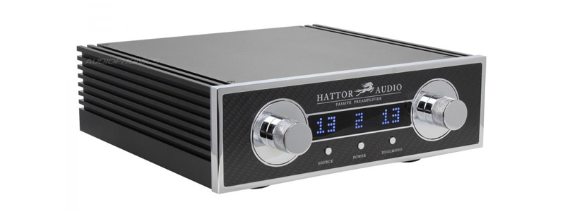 Hattor Audio Préamplificateur passif symétrique avec atténuateurs Khozmo à résistances Takman Rex