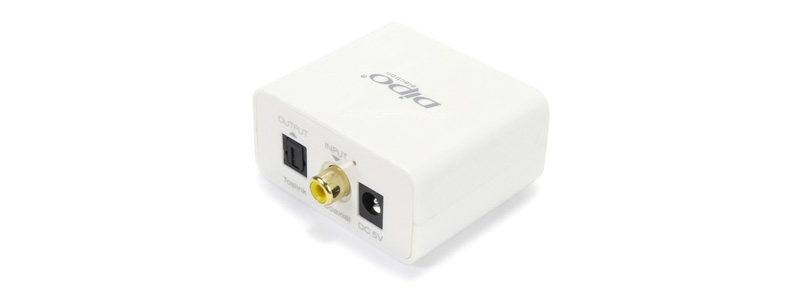 Convertisseur Numérique SPDIF Coaxial vers Optique Toslink