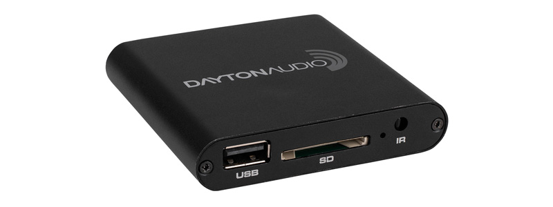 DAYTON AUDIO MP1080 Lecteur Multimédia Portable HD 1080P USB / Micro SD