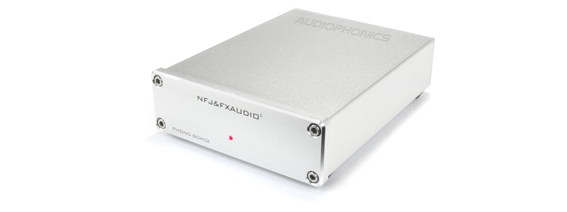FX-Audio BOX02 Préamplificateur Phono MM/MC NJM2068 TL071