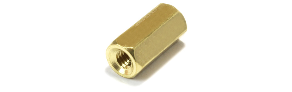 Brass Spacers M2.5x10mm Female / Female (x10)