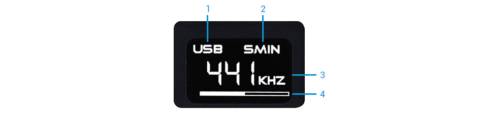 DAC EP3A ES9038Q2M Écran