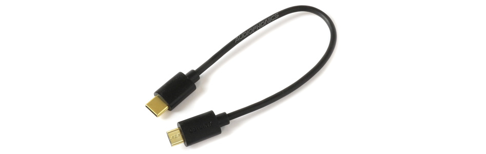 Câble Micro USB vers USB-C Plaqué Or 20cm